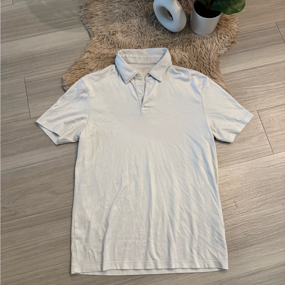 Charles Tyrwhitt Men’s White Polo Shirt